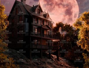 血夜木屋场景Blender工程源文件