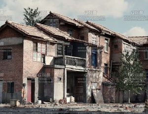 废弃破旧贫民窟场景Blender工程源文件