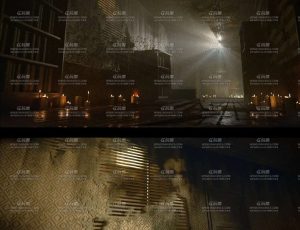 地下暗道密室场景Blender工程源文件