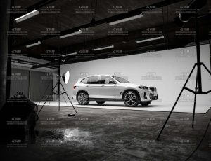汽车棚拍室场景Blender工程源文件