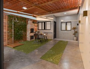 普通装修风格小厅Blender工程源文件