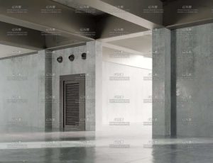 水泥板装修风格展厅Blender工程源文件