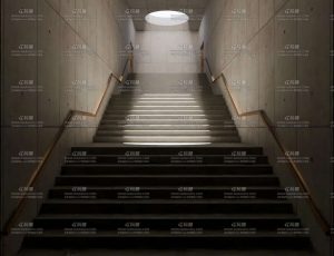 意境阶梯走廊Blender工程源文件