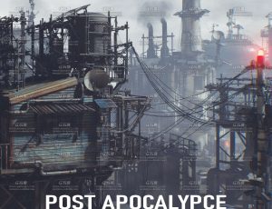 废土科技建筑模型包Blend资产库