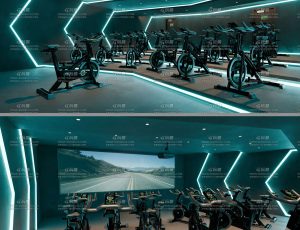 科技感健身房Blender工程源文件