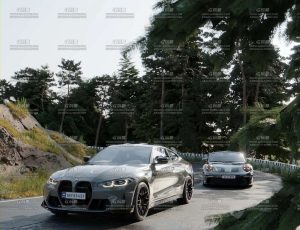 山路与汽车Blender工程源文件