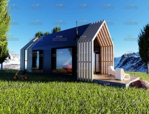 户外小别墅Blender工程源文件