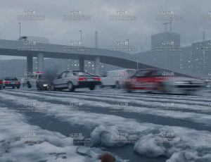 雪中狂飙Blender工程源文件