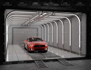 灯光厢汽车场景Blender工程源文件