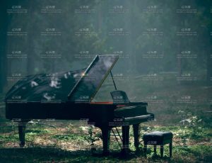 森林钢琴园Blender工程源文件