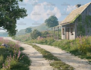 乡村小道Blender工程源文件