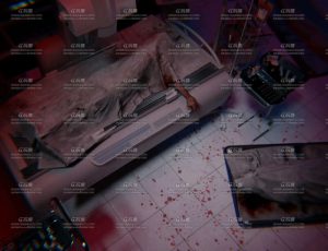 科幻手术室房间Blender工程源文件