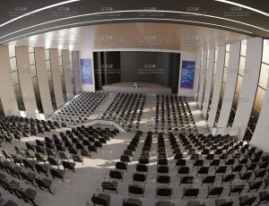 大会厅Blender工程源文件