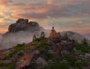 山顶峡谷Blender工程源文件