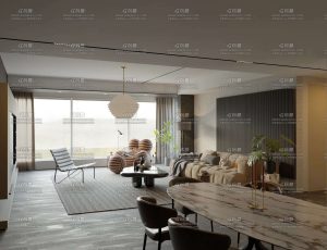 大客厅环境Blender工程源文件