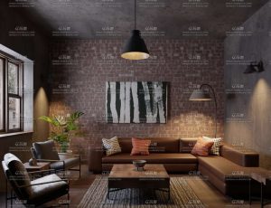 休闲客厅环境Blender工程源文件