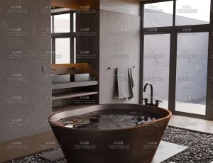 浴室环境Blender工程源文件