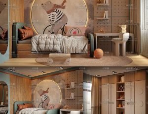 高档装修房间环境Blender工程源文件