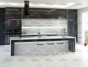 时尚简洁厨房膳厅环境