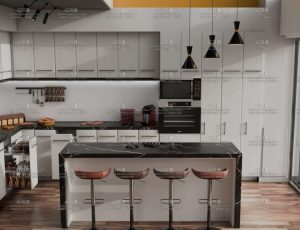 美式风格膳厅厨房