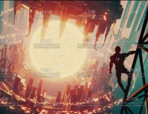 科幻风格化能源中心