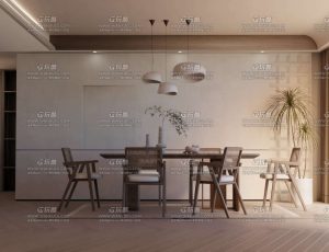 温馨室内膳厅场景