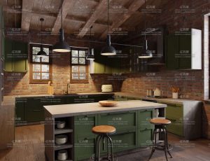 复古装修风格厨房