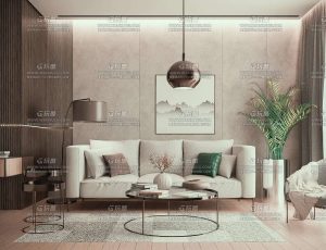 时尚装修风格客厅环境