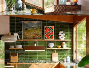 小清新风格厨房