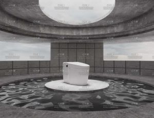 高档马桶产品展示场景