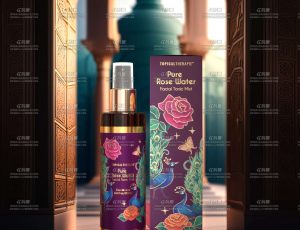 高档香水展示小场景