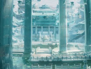 玉石风格国风场景