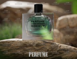 高档香水产品展示场景