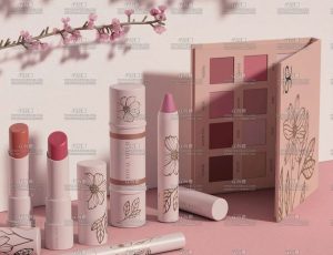 口红化妆品场景