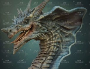 西方巨龙写实雕像