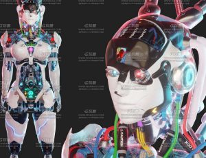 VJ大屏动画机器人