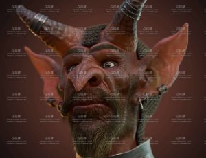 恶魔魔鬼写实雕像