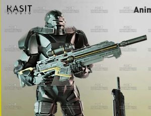 钢铁战警机器人士兵