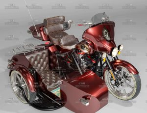 红色魔鬼三轮摩托车