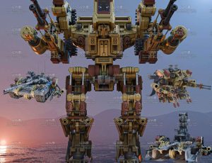 坦克变形金刚（带变形动画）