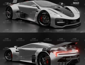 高级酷炫MAD跑车A14