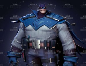 完整的风格化蝙蝠侠角色制作大师课程