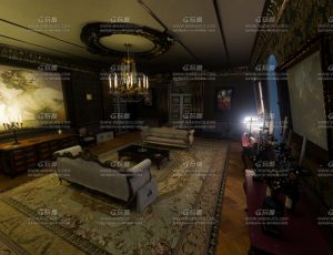 高档富豪金碧辉煌装修套房