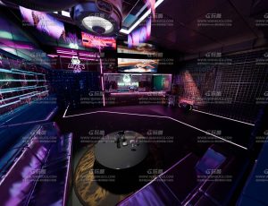 赛博朋克高级酒吧