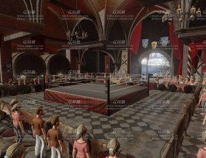 中世纪风格格斗舞台