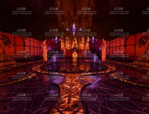 烈焰恶魔宫殿场景