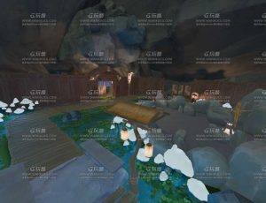 卡通岩石洞客栈