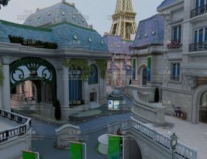 守望先锋科幻巴黎城市