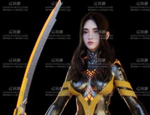 剑星赛博女刀客