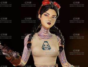 科幻维修少女女孩